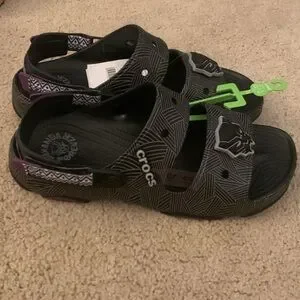 Black Panther NWT Men’s Sz 13 Crocs Sandals Marvel | Shoes | Black Panther Nwt Mens Sz 3 Crocs Sandals  main image 3